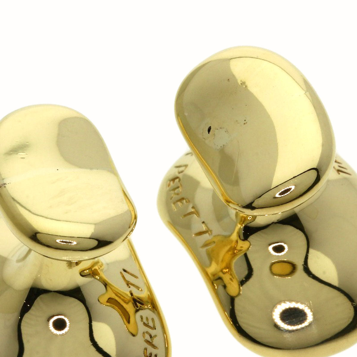 TIFFANY&Co. Bean cuffs K18 Yellow Gold mens [Used]