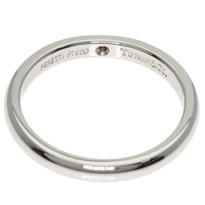 TIFFANY&Co. Stacking Band 1P Diamond Ring Platinum PT950 Ladies [Used]