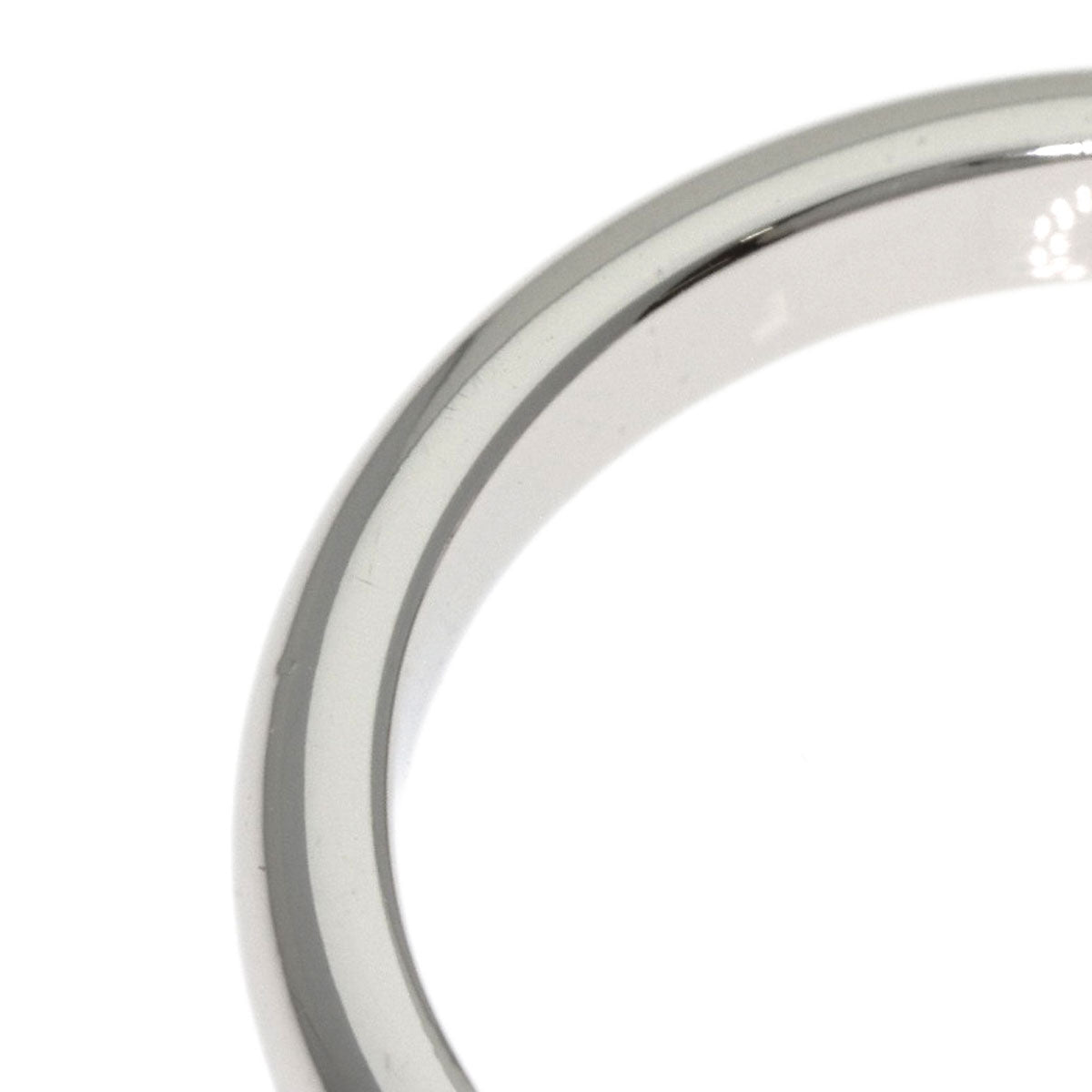 TIFFANY&Co. Stacking Band 1P Diamond Ring Platinum PT950 Ladies [Used]