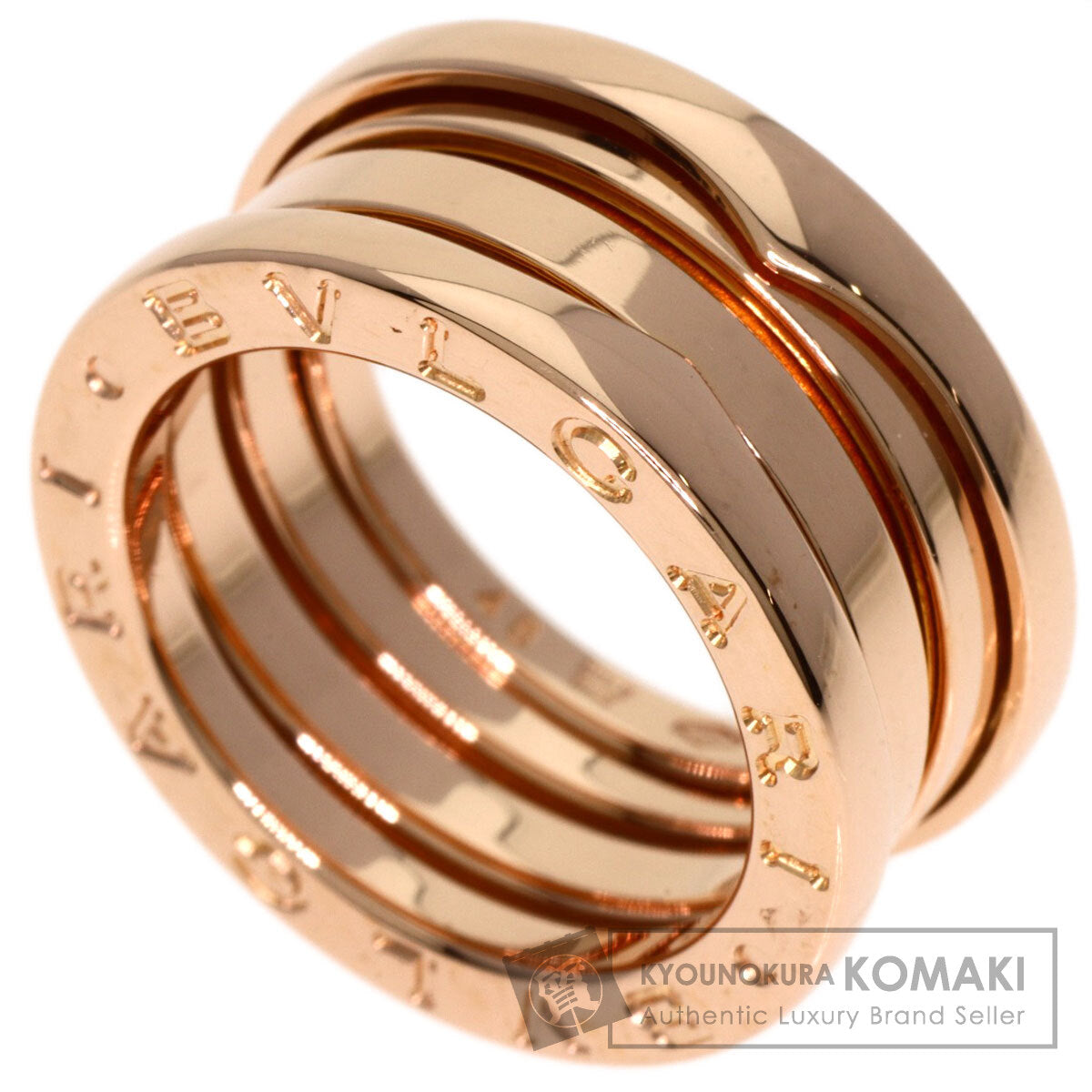 BVLGARI   Ring B.zero1 3 band #48 K18 Pink Gold Ladies