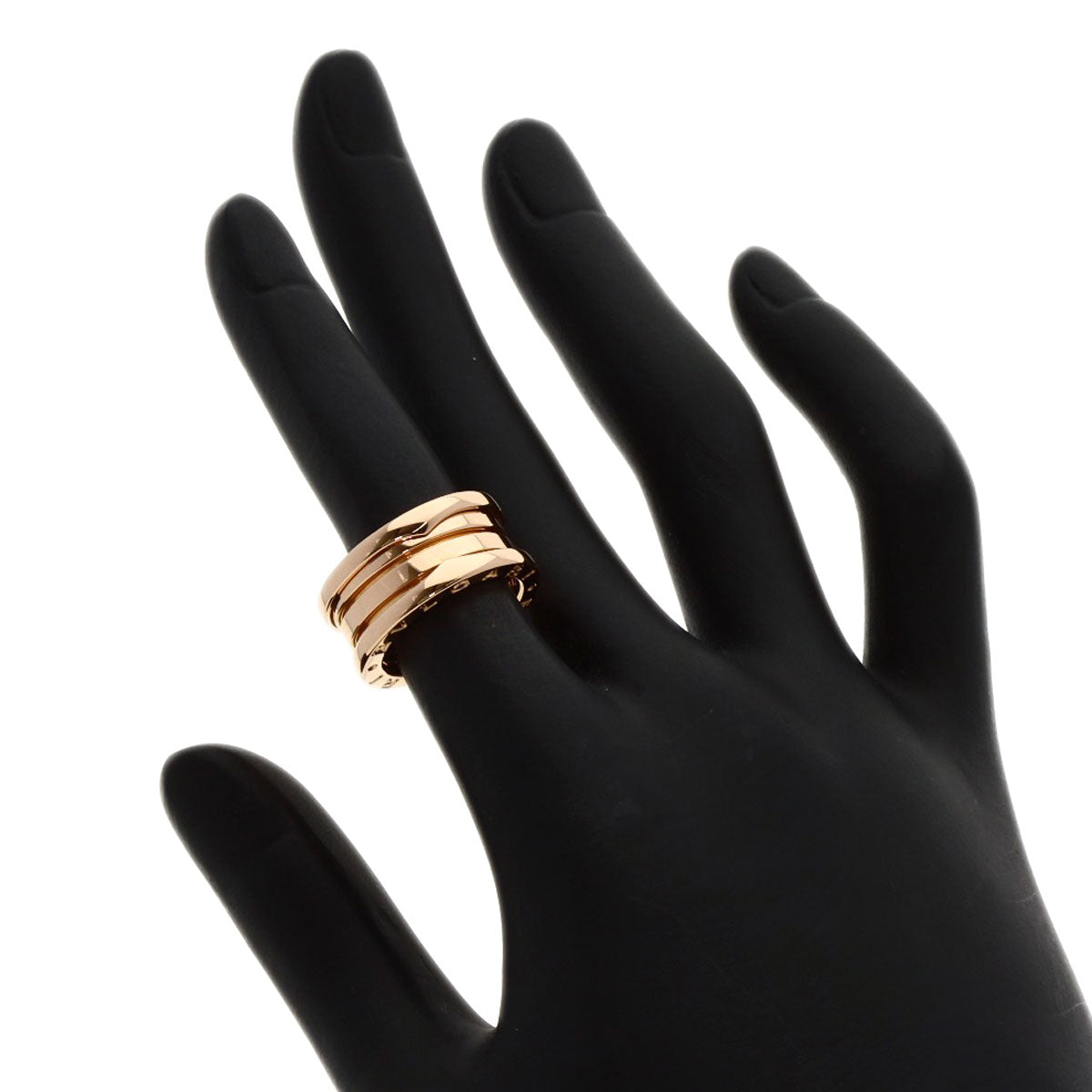 BVLGARI   Ring B.zero1 3 band #48 K18 Pink Gold Ladies