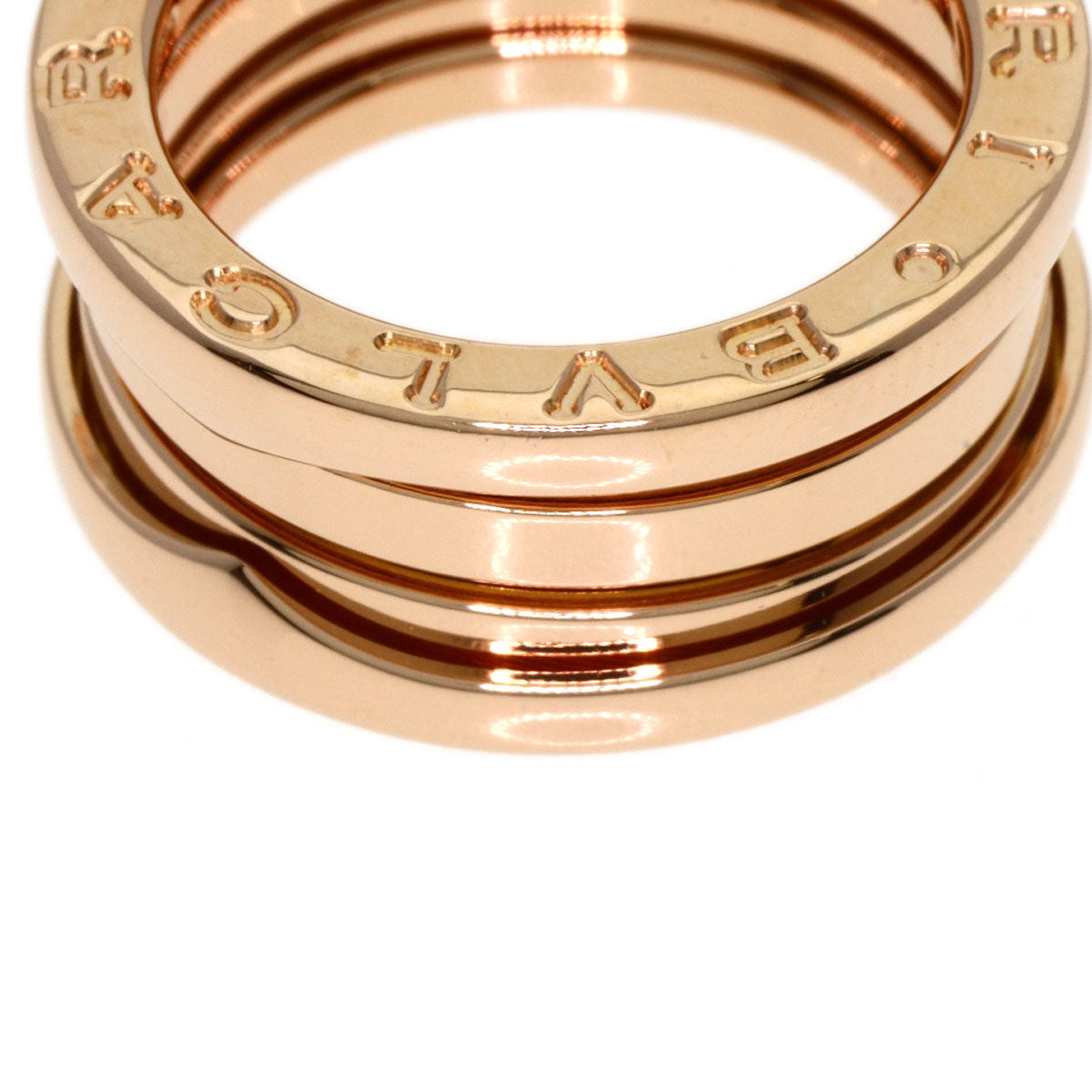 BVLGARI   Ring B.zero1 3 band #48 K18 Pink Gold Ladies