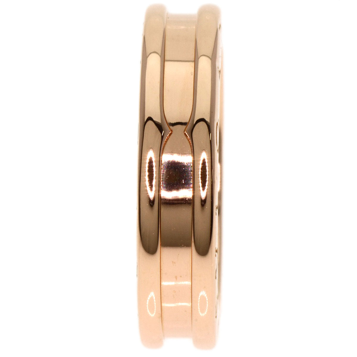BVLGARI B.zero1 1 band #49 Ring K18 Pink Gold Ladies [Used]