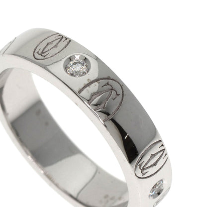 CARTIER Happy Birthday Diamond #47 Ring K18 White Gold Ladies [Used]