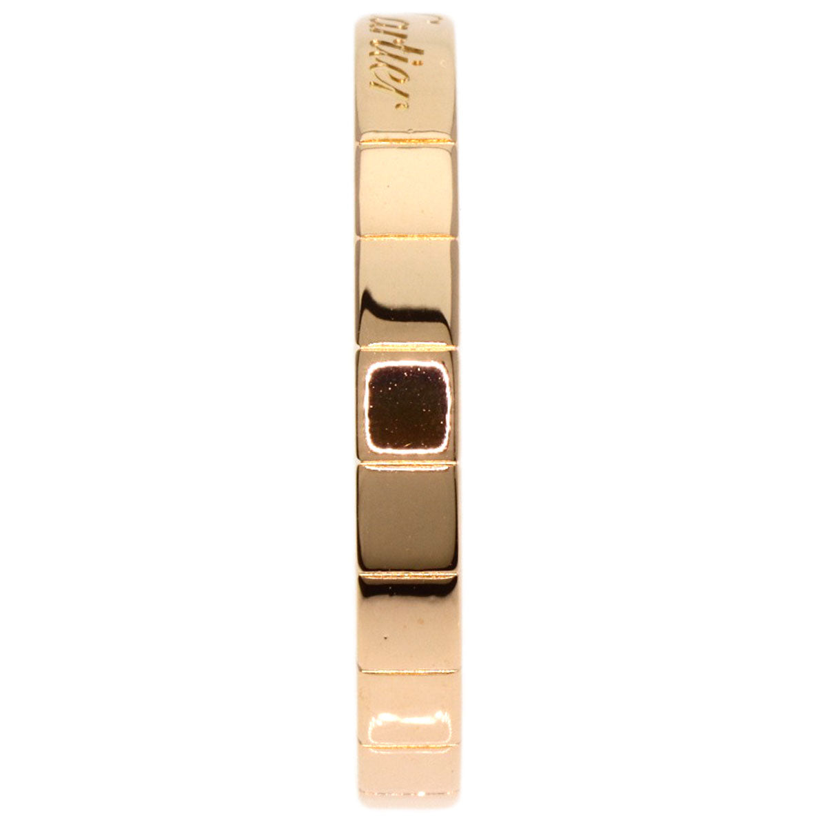 CARTIER Lanier # 57 Ring K18 Pink Gold Ladies [Used]