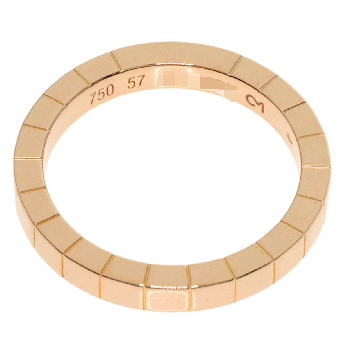 CARTIER Lanier # 57 Ring K18 Pink Gold Ladies [Used]