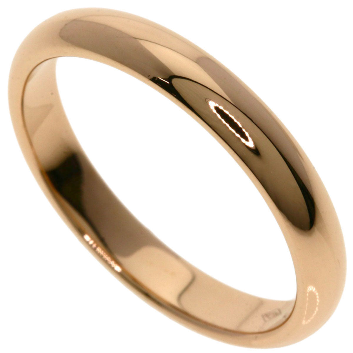 CARTIER Classic Wedding #60 Ring K18 Pink Gold Ladies [Used]