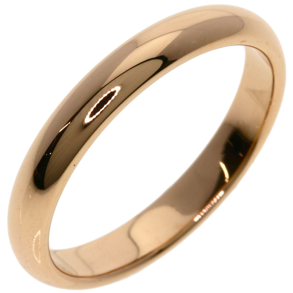 CARTIER Classic Wedding #60 Ring K18 Pink Gold Ladies [Used]