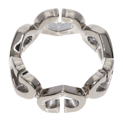 CARTIER C Heart Diamond #47 Ring K18 White Gold Ladies [Used]