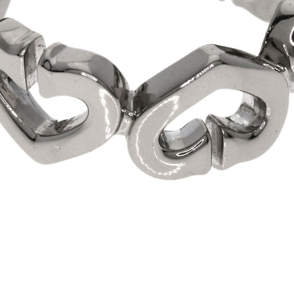 CARTIER C Heart Diamond #47 Ring K18 White Gold Ladies [Used]