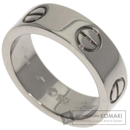 CARTIER love ring #49 Ring K18 White Gold Ladies [Used]
