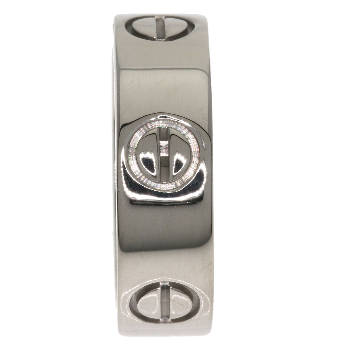 CARTIER love ring #49 Ring K18 White Gold Ladies [Used]