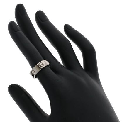 CARTIER love ring #49 Ring K18 White Gold Ladies [Used]