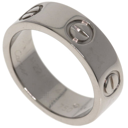 CARTIER love ring #48 Ring K18 White Gold Ladies [Used]