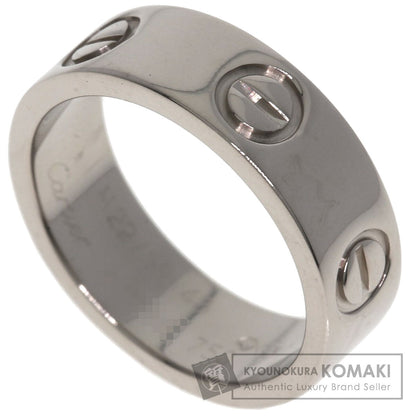 CARTIER love ring #48 Ring K18 White Gold Ladies [Used]