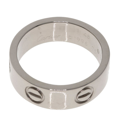 CARTIER love ring #48 Ring K18 White Gold Ladies [Used]
