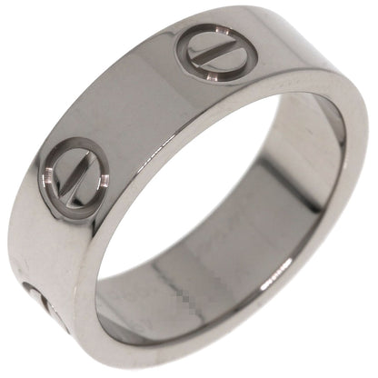CARTIER love ring #49 Ring K18 White Gold Ladies [Used]