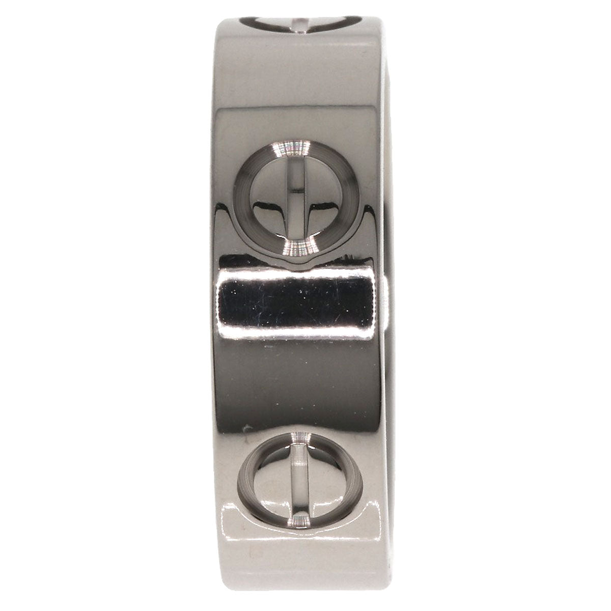 CARTIER love ring #49 Ring K18 White Gold Ladies [Used]