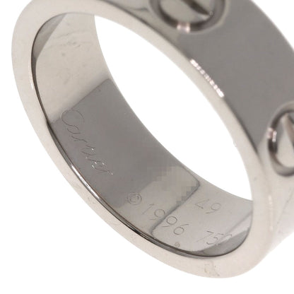 CARTIER love ring #49 Ring K18 White Gold Ladies [Used]