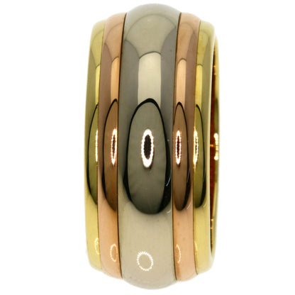 CARTIER Three color # 50 Ring K18 Yellow Gold K18 White GoldLadies [Used]