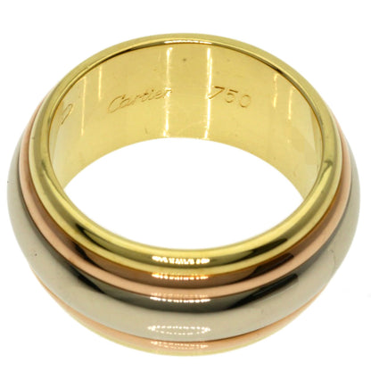 CARTIER Three color # 50 Ring K18 Yellow Gold K18 White GoldLadies [Used]