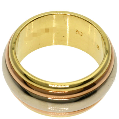 CARTIER Three color # 50 Ring K18 Yellow Gold K18 White GoldLadies [Used]