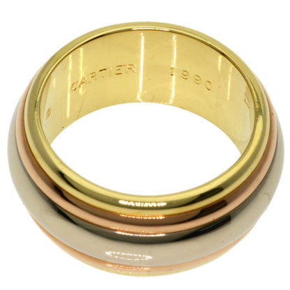 CARTIER Three color # 50 Ring K18 Yellow Gold K18 White GoldLadies [Used]