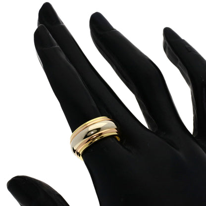 CARTIER Three color # 50 Ring K18 Yellow Gold K18 White GoldLadies [Used]