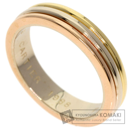 CARTIER Three colors # 46 Ring K18 Yellow Gold K18 White GoldLadies [Used]