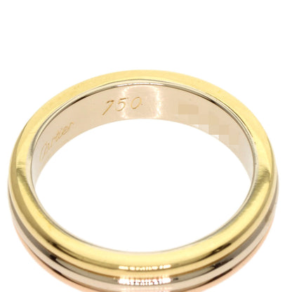 CARTIER Three colors # 46 Ring K18 Yellow Gold K18 White GoldLadies [Used]