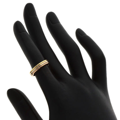 CARTIER Three colors # 46 Ring K18 Yellow Gold K18 White GoldLadies [Used]
