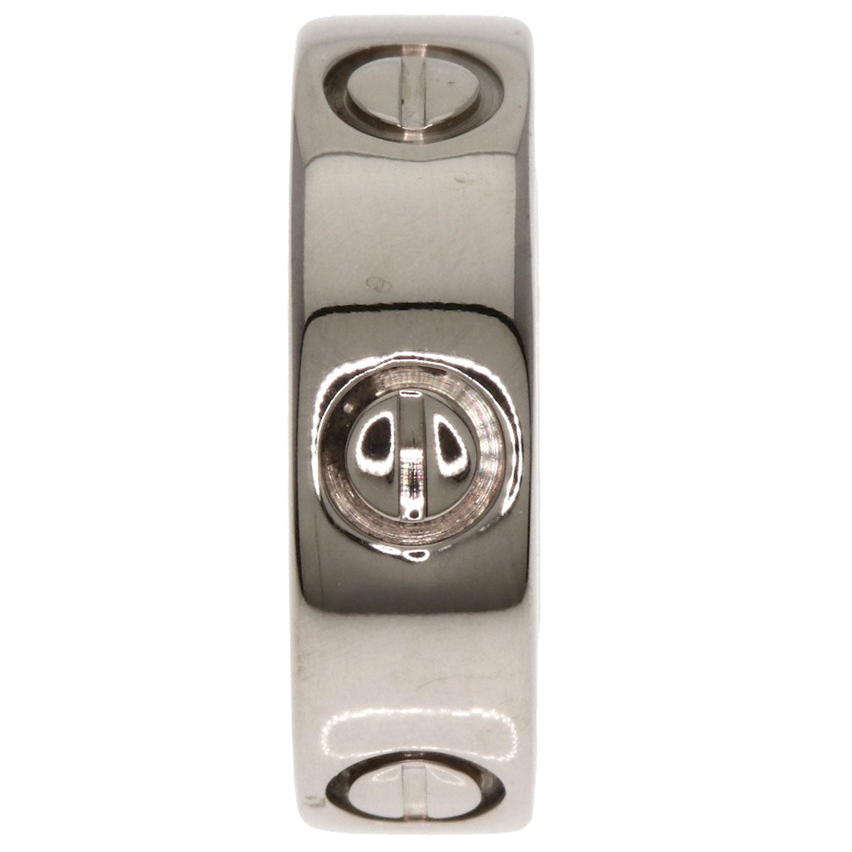 CARTIER love ring #48 Ring K18 White Gold Ladies [Used]