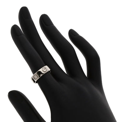 CARTIER love ring #48 Ring K18 White Gold Ladies [Used]