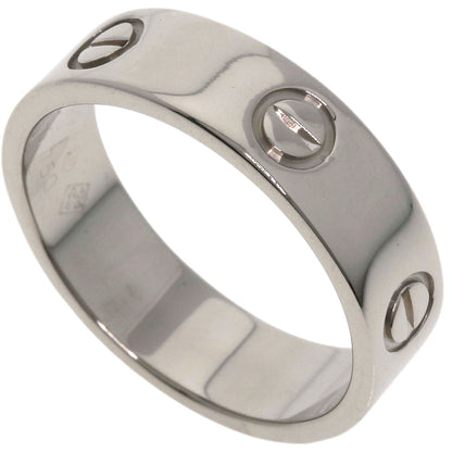 CARTIER   love ring Ring  K18 White Gold Ladies [Used]