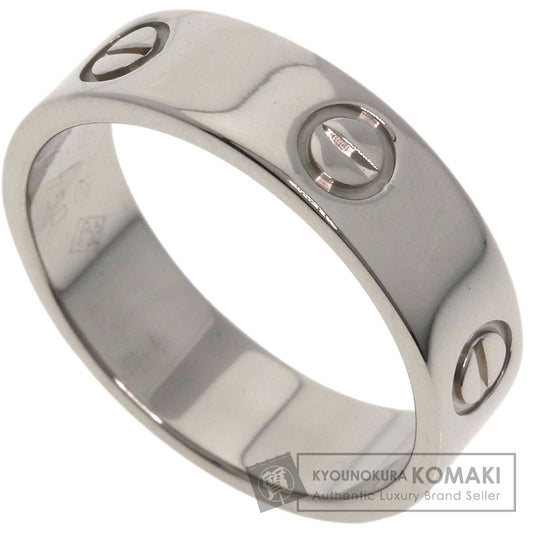 CARTIER   love ring Ring  K18 White Gold Ladies [Used]