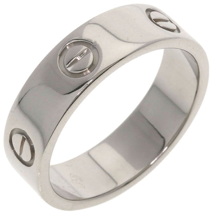 CARTIER   love ring Ring  K18 White Gold Ladies [Used]