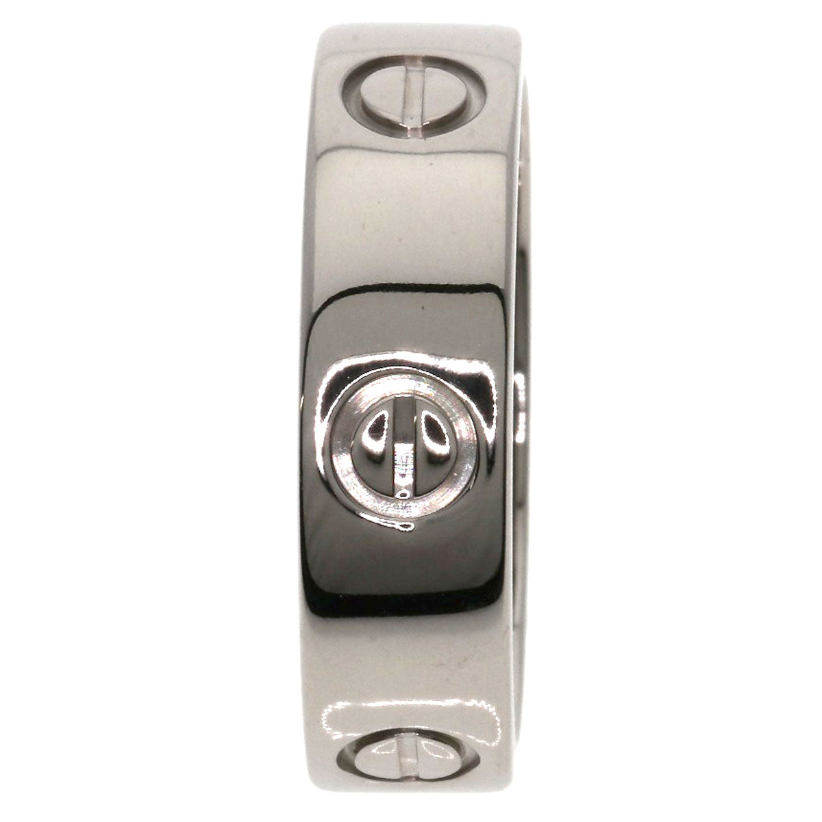 CARTIER   love ring Ring  K18 White Gold Ladies [Used]