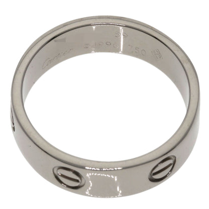 CARTIER   love ring Ring  K18 White Gold Ladies [Used]