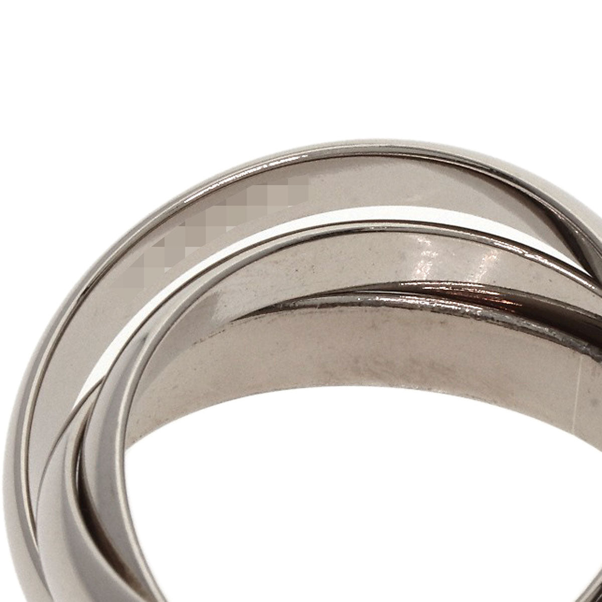 CARTIER   Trinity #53 Ring  K18 White Gold Ladies [Used]