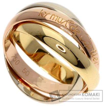 CARTIER   Ring Trinity #50 K18 Yellow Gold 18K Pink GoldLadies