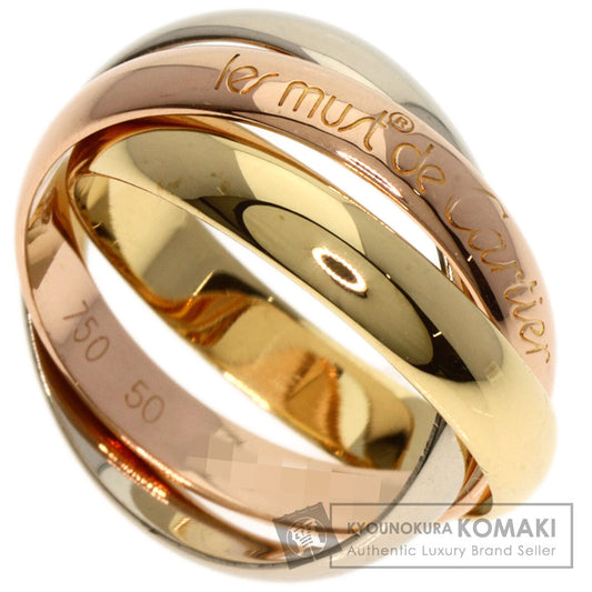 CARTIER   Ring Trinity #50 K18 Yellow Gold 18K Pink GoldLadies