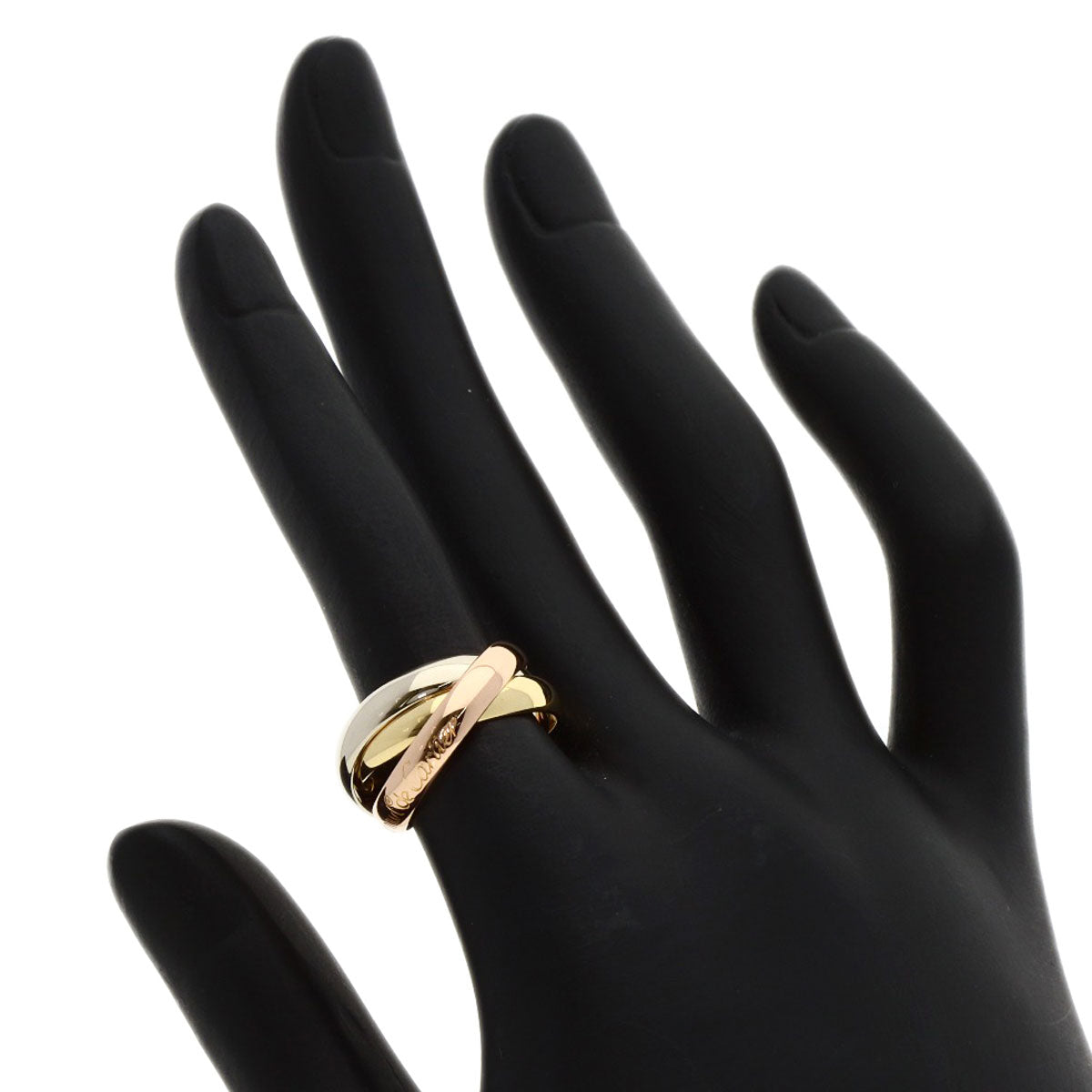 CARTIER   Ring Trinity #50 K18 Yellow Gold 18K Pink GoldLadies