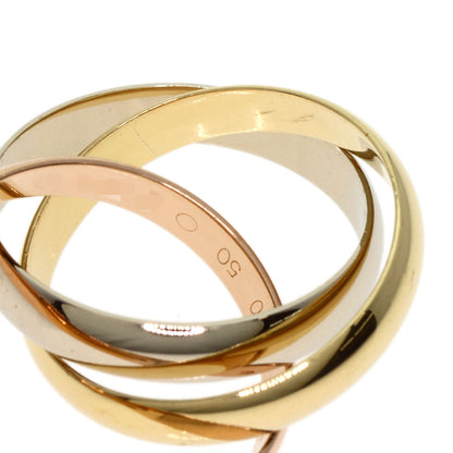 CARTIER   Ring Trinity #50 K18 Yellow Gold 18K Pink GoldLadies