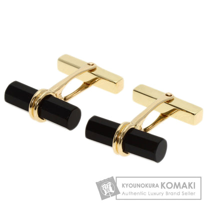 TIFFANY&Co. Onyx cuffs K14 Yellow Gold mens [Used]