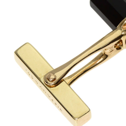 TIFFANY&Co. Onyx cuffs K14 Yellow Gold mens [Used]
