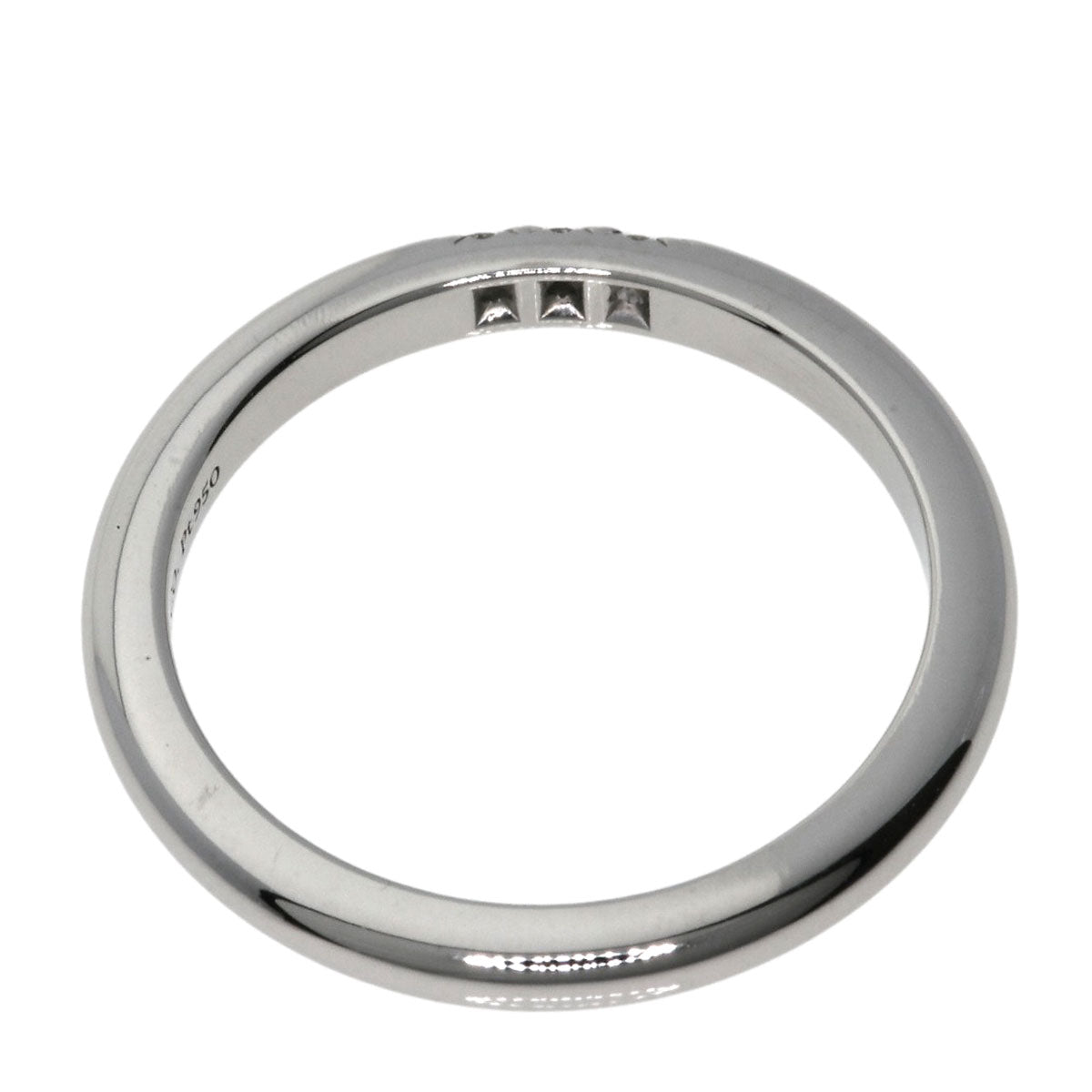 TIFFANY&Co. Forever Classic 3P Diamond Ring Platinum PT950 Ladies [Used]