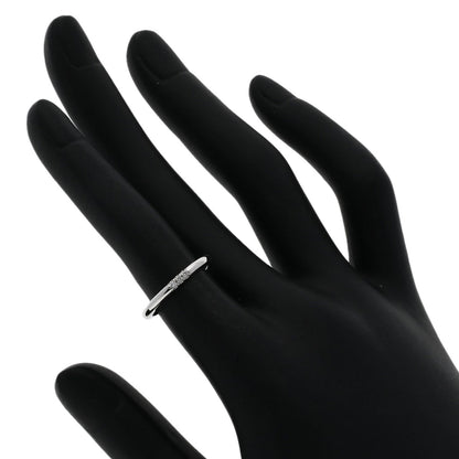 TIFFANY&Co. Forever Classic 3P Diamond Ring Platinum PT950 Ladies [Used]