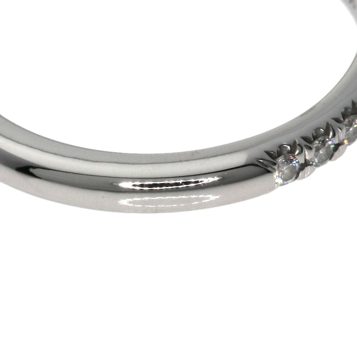 TIFFANY&Co. Forever Classic 3P Diamond Ring Platinum PT950 Ladies [Used]