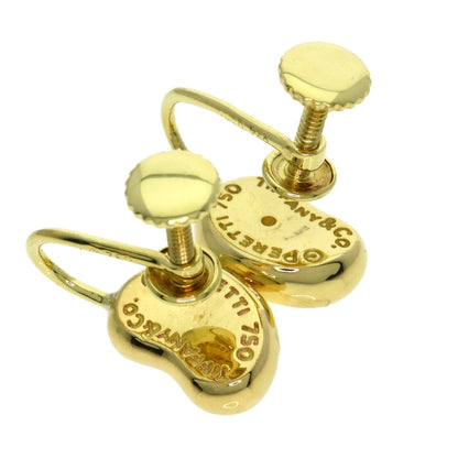 TIFFANY&Co. Bean Earring K18 Yellow Gold Ladies [Used]