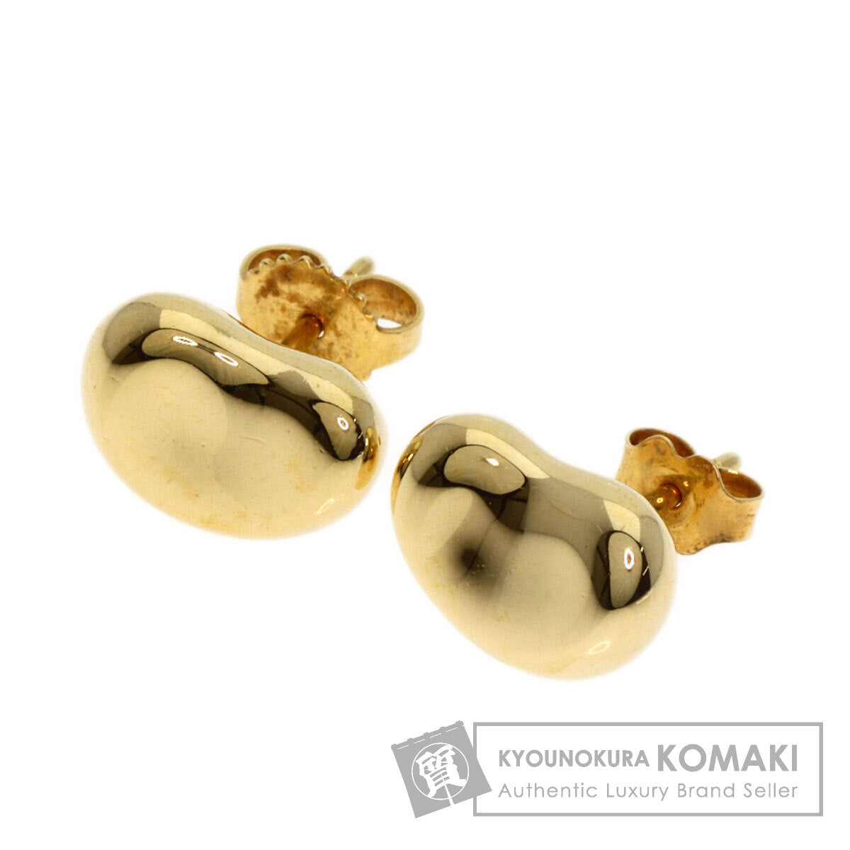TIFFANY&Co. Bean earring K18 Yellow Gold Ladies [Used]